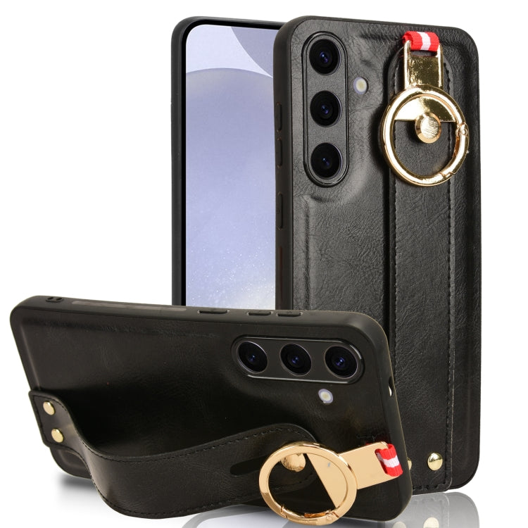 Custodia posteriore in pelle con cinturino per Samsung Galaxy Z F