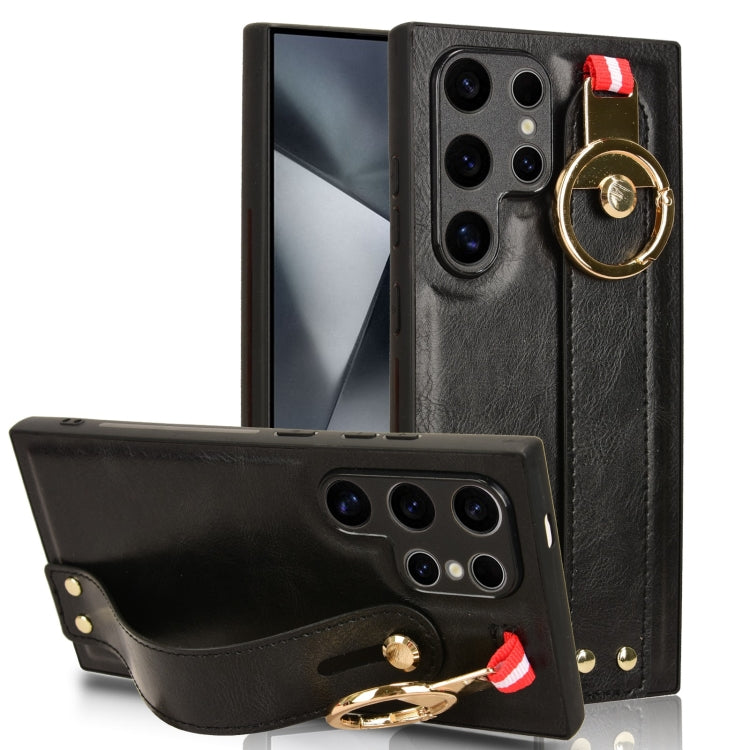 Custodia in pelle con cinturino per Samsung Galaxy Z Fold4