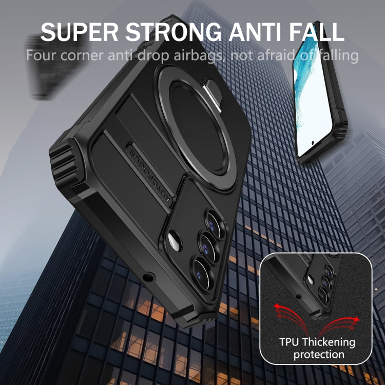 Custodia per telefono con supporto magnetico MagSafe, For Samsung Galaxy S22+ 5G, For Samsung Galaxy S22 5G, For Samsung Galaxy S21 FE 5G, For Samsung Galaxy S21 5G