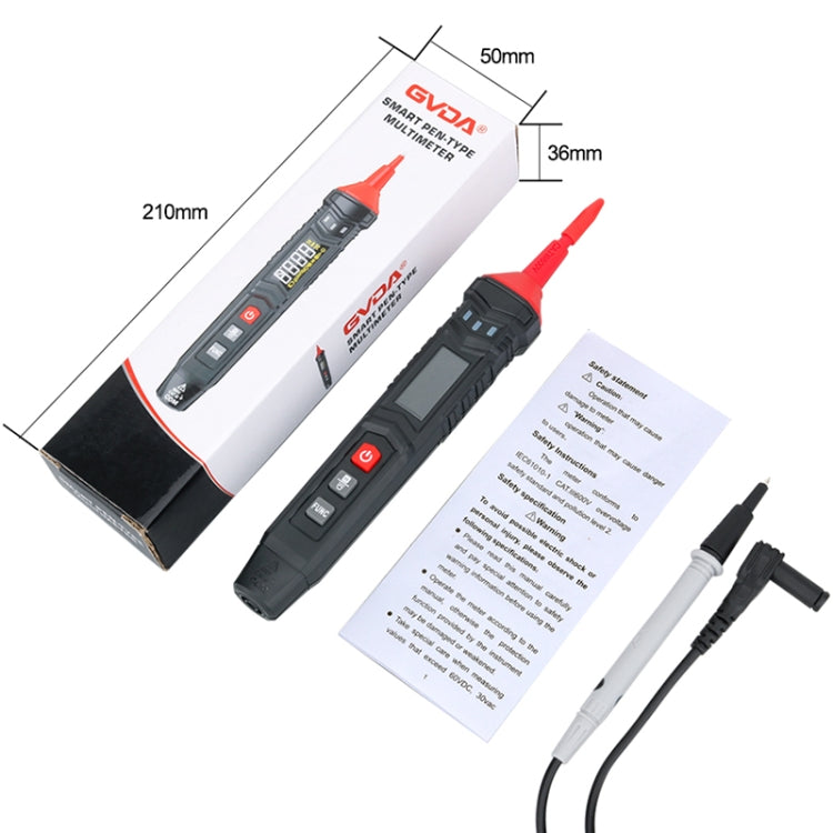 Multimetro digitale GVDA GD107 con penna intelligente