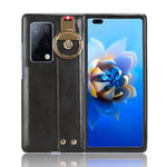 Custodia per telefono posteriore in pelle con cinturino, For Huawei Mate X2