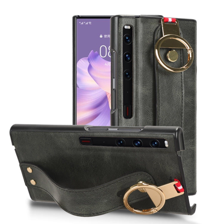Custodia per telefono posteriore in pelle con cinturino, For Huawei Mate X3, For Huawei Maimang A20 5G, For Huawei Mate Xs 2, For Huawei P50 Pocket