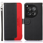 KHAZNEH Custodia per telefono RFID in pelle con texture Litchi, For OnePlus 12, For OnePlus Ace 2 Pro, For OnePlus Nord 3 / Ace 2V