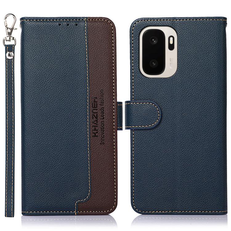 KHAZNEH Custodia per telefono RFID in pelle con texture Litchi, For OnePlus Nord CE6 Lite 5G Global, For OnePlus Ace 6 Ultra, For OnePlus 15T, For OnePlus Turbo 6 / 6V, For OnePlus 15R / Ace 6 / Ace 6T, For OnePlus 15