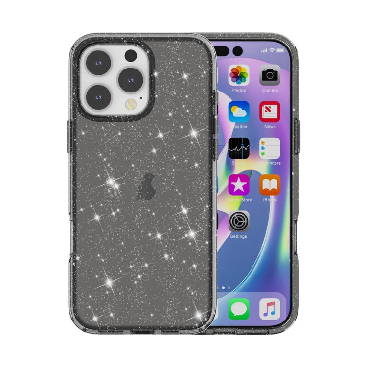 Custodia glitter antiurto per iPhone 16 compatibile