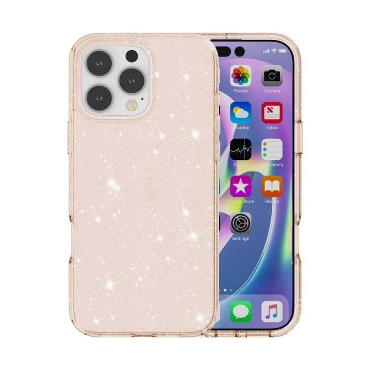 Custodia glitter antiurto per iPhone 16 compatibile