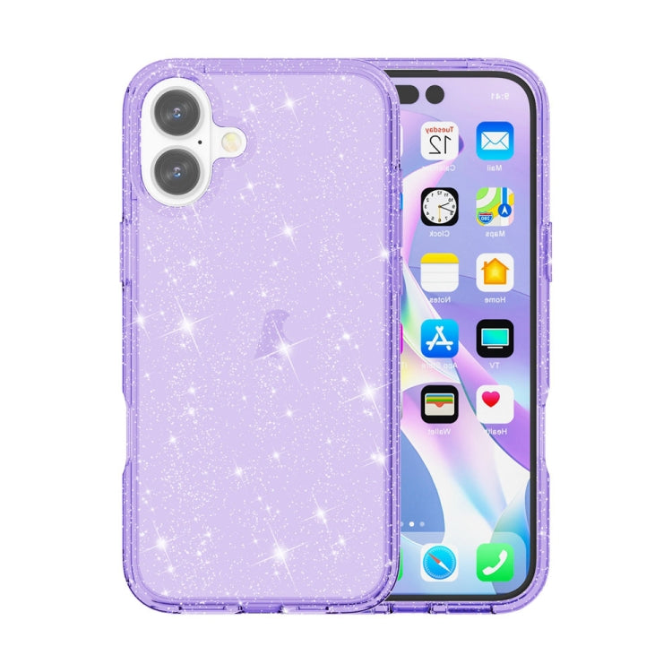 Custodia glitter antiurto per iPhone 15 e 16