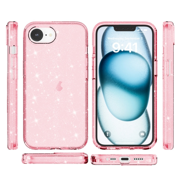 Custodia glitter antiurto per iPhone 16 compatibile