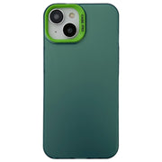 Custodia satinata semi trasparente per iPhone 14