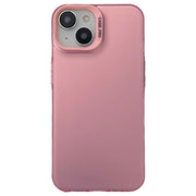 Custodia satinata semi trasparente per iPhone 14