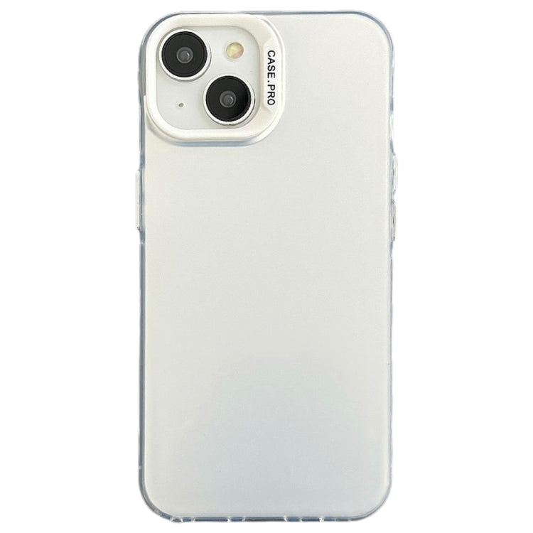 Custodia satinata semi trasparente per iPhone 14