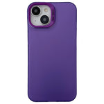 Custodia satinata semi trasparente per iPhone 12 e 13