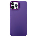 Custodia satinata semi trasparente per iPhone 12 e 13