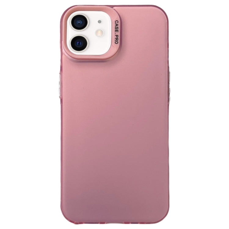 Custodia satinata semi trasparente per iPhone 12 e 13