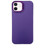 Custodia satinata semi trasparente per iPhone 12 e 13