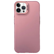 Custodia satinata semi trasparente per iPhone