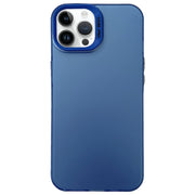 Custodia satinata semi trasparente per iPhone