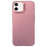 Custodia satinata semi trasparente per iPhone compatibili