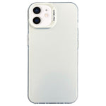 Custodia satinata semi trasparente per iPhone compatibili