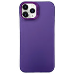 Custodia satinata semi trasparente per iPhone compatibili