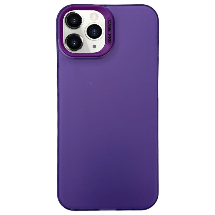 Custodia satinata semi trasparente per iPhone compatibili