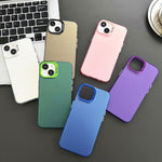 Custodia satinata semi trasparente per iPhone 14