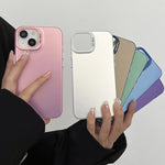 Custodia satinata semi trasparente per iPhone 14