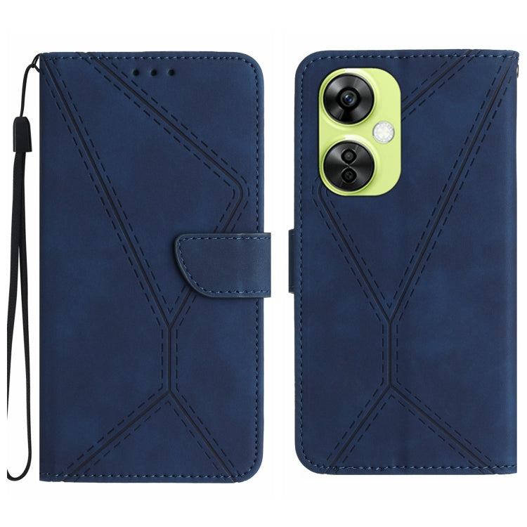 Custodia per telefono in pelle goffrata con cuciture, For OnePlus Nord CE 3 Lite, For OnePlus Nord 6 5G, For OnePlus 15R, For OnePlus 15 5G