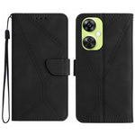 Custodia per telefono in pelle goffrata con cuciture, For OnePlus Nord CE 3 Lite, For OnePlus Nord 6 5G, For OnePlus 15R, For OnePlus 15 5G