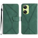 Custodia per telefono in pelle goffrata con cuciture, For OnePlus Nord CE 3 Lite, For OnePlus Nord 6 5G, For OnePlus 15R, For OnePlus 15 5G