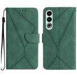 Custodia per telefono in pelle goffrata con cuciture, For OnePlus Nord 4 5G, For OnePlus Nord CE4, For OnePlus 12R 5G Global, For OnePlus 12 5G Global