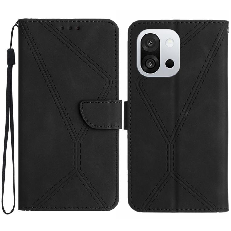 Custodia per telefono in pelle goffrata con cuciture, For OnePlus Nord 5 5G / Ace 5 Ultra, For OnePlus 13T, For OnePlus 13R, For OnePlus 13