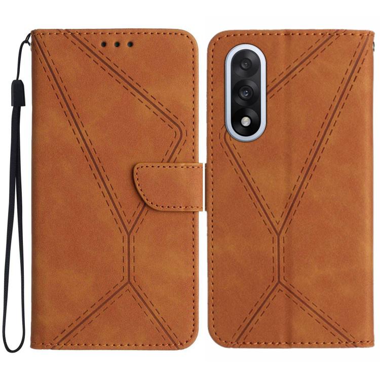 Custodia per telefono in pelle goffrata con cuciture, For OnePlus Nord 5 5G / Ace 5 Ultra, For OnePlus 13T, For OnePlus 13R, For OnePlus 13