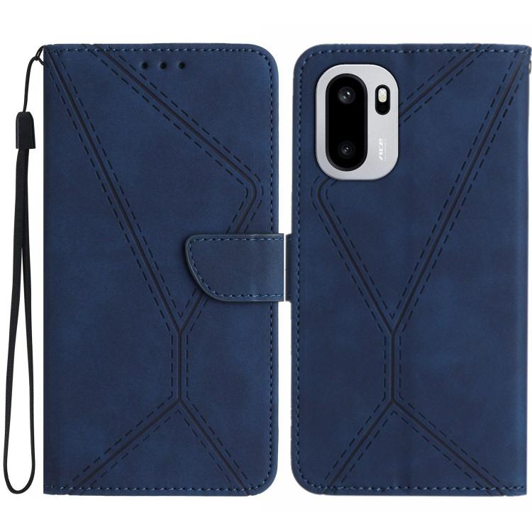 Custodia per telefono in pelle goffrata con cuciture, For OnePlus Nord CE 3 Lite, For OnePlus Nord 6 5G, For OnePlus 15R, For OnePlus 15 5G