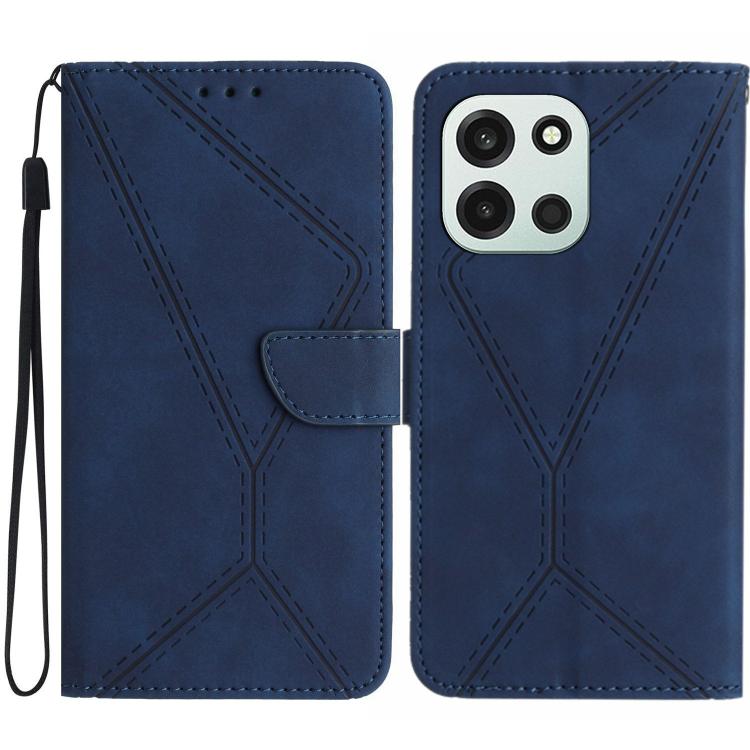 Custodia per telefono in pelle goffrata con cuciture, For OnePlus Nord CE 3 Lite, For OnePlus Nord 6 5G, For OnePlus 15R, For OnePlus 15 5G