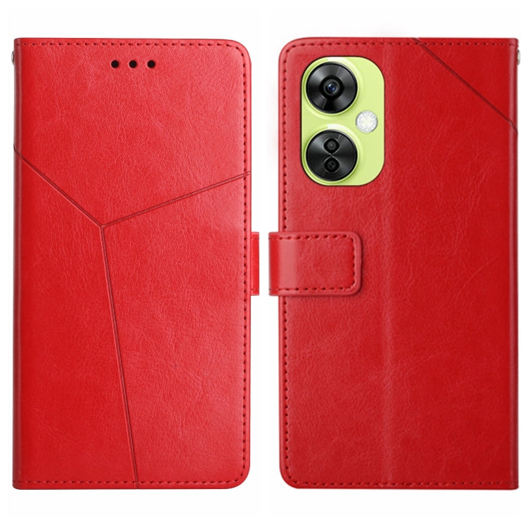 Custodia per cellulare in pelle con motivo a Y a forma di Y, For OnePlus Nord CE4, For OnePlus 12R 5G Global, For OnePlus 12 5G Global, For OnePlus Nord CE 3 Lite