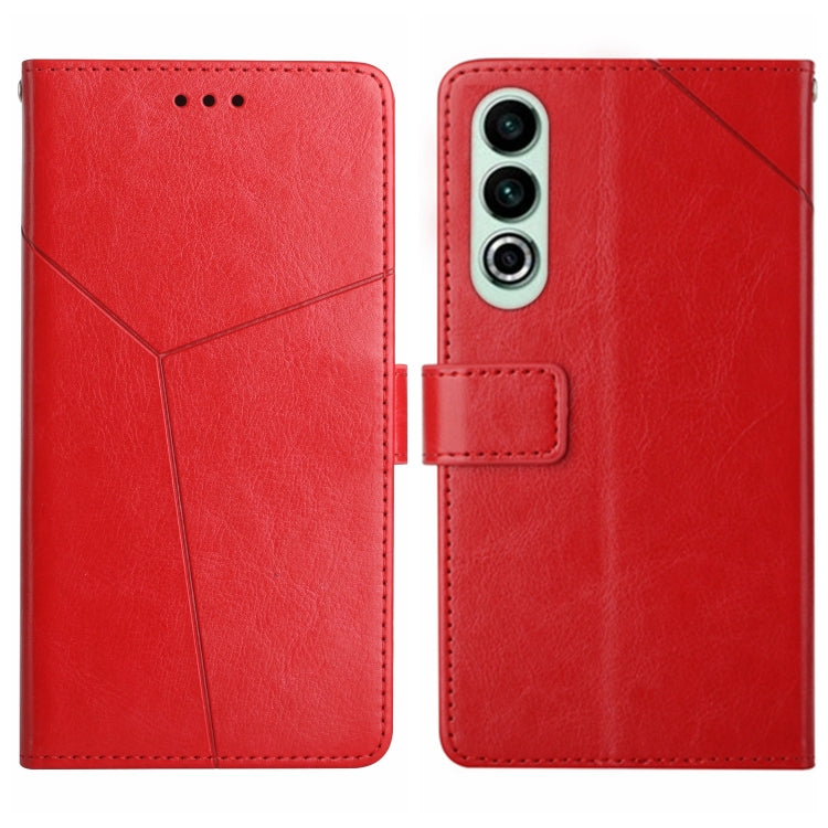 Custodia per cellulare in pelle con motivo a Y a forma di Y, For OnePlus Nord CE4, For OnePlus 12R 5G Global, For OnePlus 12 5G Global, For OnePlus Nord CE 3 Lite