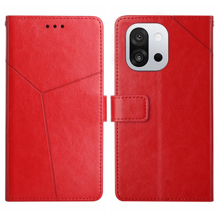 Custodia per cellulare in pelle con motivo a Y a forma di Y, For OnePlus 13T, For OnePlus 13R, For OnePlus 13, For OnePlus Nord 4 5G
