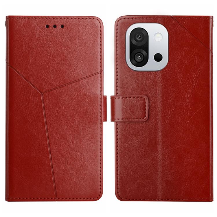 Custodia per cellulare in pelle con motivo a Y a forma di Y, For OnePlus 13T, For OnePlus 13R, For OnePlus 13, For OnePlus Nord 4 5G