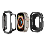 Custodia per orologio per armatura in TPU ibrida per PC 2 in 1, For Apple Watch Series 6 / 5 / 4 / SE 44mm, For Apple Watch Series 6 / 5 / 4 / SE 40mm, For Apple Watch Ultra 3 / 2 / 1 49mm