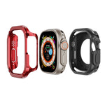 Custodia per orologio per armatura in TPU ibrida per PC 2 in 1, For Apple Watch Series 6 / 5 / 4 / SE 44mm, For Apple Watch Series 6 / 5 / 4 / SE 40mm, For Apple Watch Ultra 3 / 2 / 1 49mm