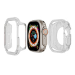 Custodia per orologio per armatura in TPU ibrida per PC 2 in 1, For Apple Watch Series 6 / 5 / 4 / SE 44mm, For Apple Watch Series 6 / 5 / 4 / SE 40mm, For Apple Watch Ultra 3 / 2 / 1 49mm