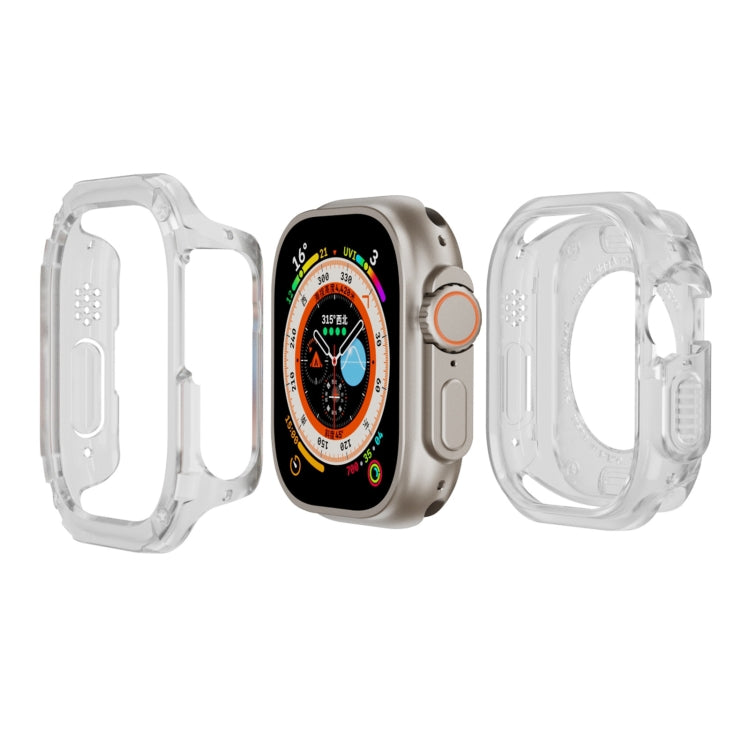 Custodia per orologio per armatura in TPU ibrida per PC 2 in 1, For Apple Watch Series 6 / 5 / 4 / SE 44mm, For Apple Watch Series 6 / 5 / 4 / SE 40mm, For Apple Watch Ultra 3 / 2 / 1 49mm