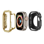 Custodia per orologio per armatura in TPU ibrida per PC 2 in 1, For Apple Watch Series 6 / 5 / 4 / SE 44mm, For Apple Watch Series 6 / 5 / 4 / SE 40mm, For Apple Watch Ultra 3 / 2 / 1 49mm