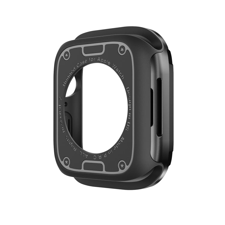 Custodia per orologio per armatura in TPU ibrida per PC 2 in 1, For Apple Watch Series 6 / 5 / 4 / SE 44mm, For Apple Watch Series 6 / 5 / 4 / SE 40mm, For Apple Watch Ultra 3 / 2 / 1 49mm