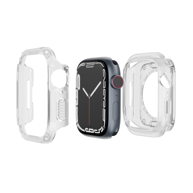 Custodia per orologio per armatura in TPU ibrida per PC 2 in 1, For Apple Watch Series 6 / 5 / 4 / SE 44mm, For Apple Watch Series 6 / 5 / 4 / SE 40mm, For Apple Watch Ultra 3 / 2 / 1 49mm