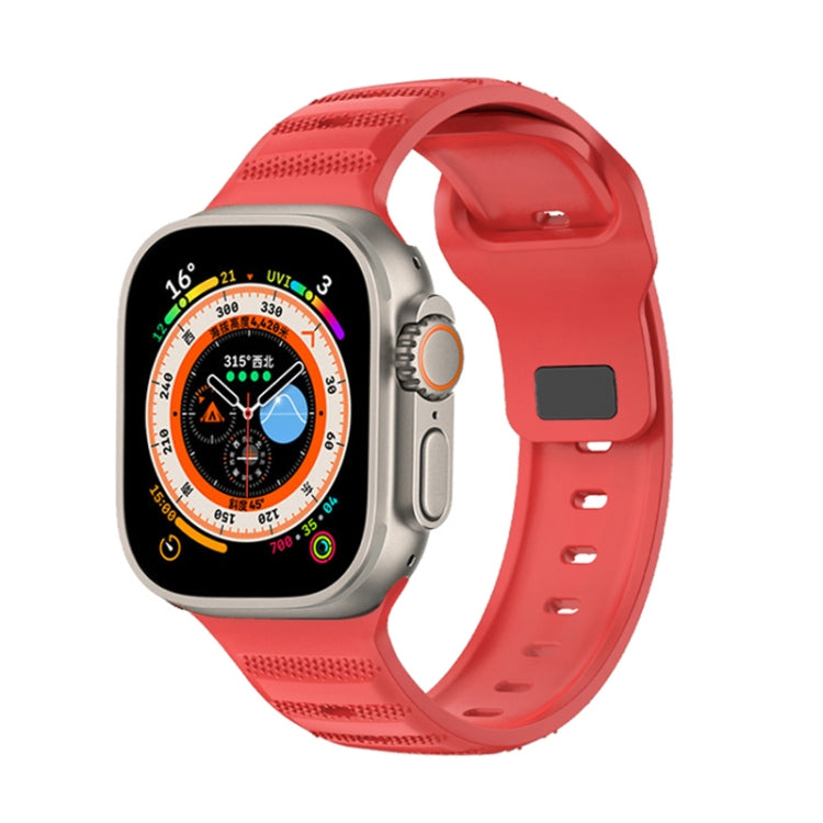 Cinturino per orologio in gomma fluorurata con trama a punti, For Apple Watch Ultra 49mm, For Apple Watch SE 2023 44mm, For Apple Watch 8 41mm, For Apple Watch SE 2023 40mm