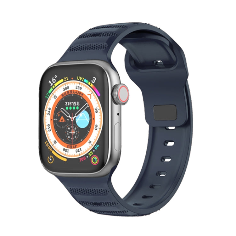 Cinturino per orologio in gomma fluorurata con trama a punti, For Apple Watch Ultra 49mm, For Apple Watch SE 2023 44mm, For Apple Watch 8 41mm, For Apple Watch SE 2023 40mm