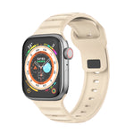 Cinturino per orologio in gomma fluorurata con trama a punti, For Apple Watch SE 2022 44mm, For Apple Watch 9 41mm, For Apple Watch 7 41mm, For Apple Watch 7 45mm