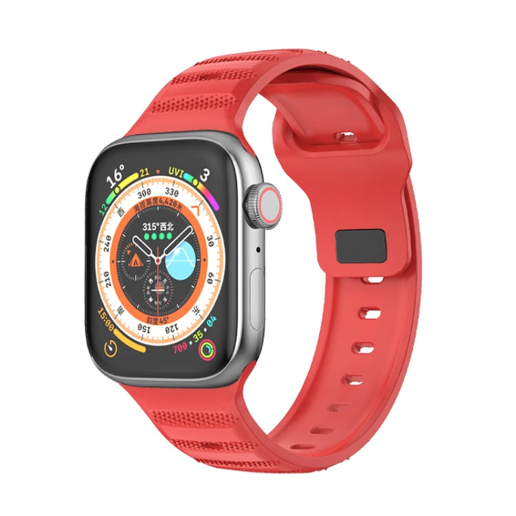 Cinturino per orologio in gomma fluorurata con trama a punti, For Apple Watch SE 2022 44mm, For Apple Watch 9 41mm, For Apple Watch 7 41mm, For Apple Watch 7 45mm